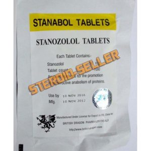 Stanabol (Stanozolol) British Dragon, 100 tabs / 10 mg
