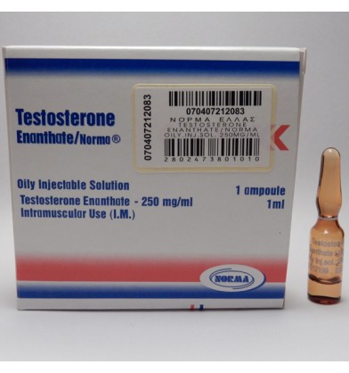 Kaufen Sie Testosteron Enanthate Norma, 250 mg/ml, 1 ml Ampulle